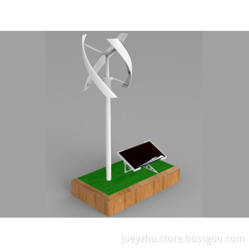 Uge Vertical Windmill with Solar Rack wind turbine model